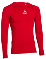Select - Rød Kompressions T-shirt med lange ærmer 